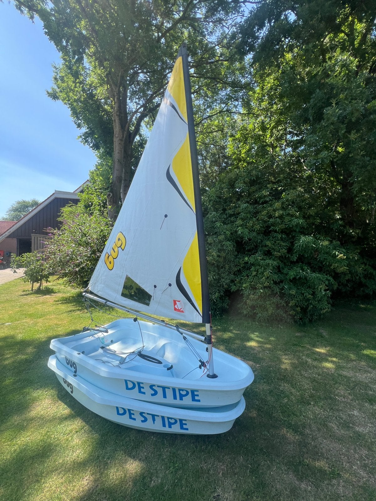Laser bug (bwjr 2021), Watersport en Boten, Open zeilboten, Ophalen, Zo goed als nieuw, Laser