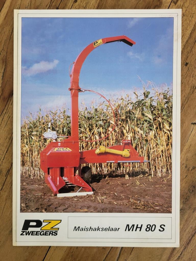 tractor folder PZ Zweegers MH 80 S, Boeken, Ophalen of Verzenden, Zo goed als nieuw