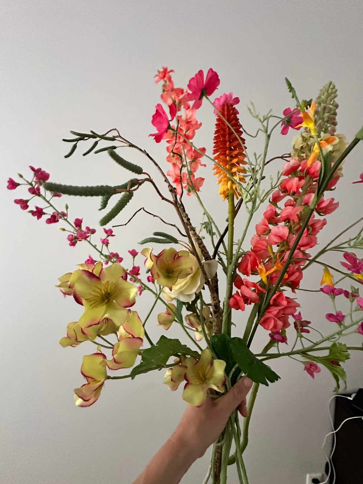 Silk-ka kunstbloemen boeket, Ophalen of Verzenden, Volle zon