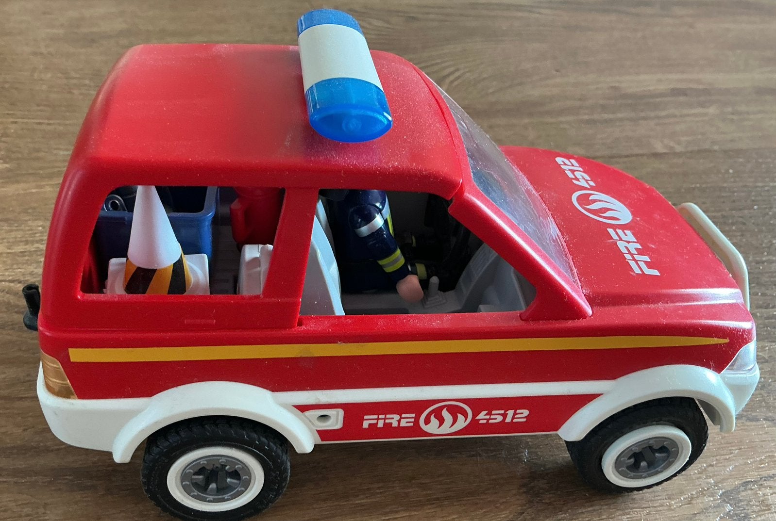 Brandweerauto Playmobil, Ophalen of Verzenden, Gebruikt