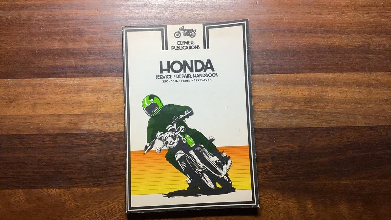 Honda service.repair handbook 350-550 fours, Verzenden, Honda