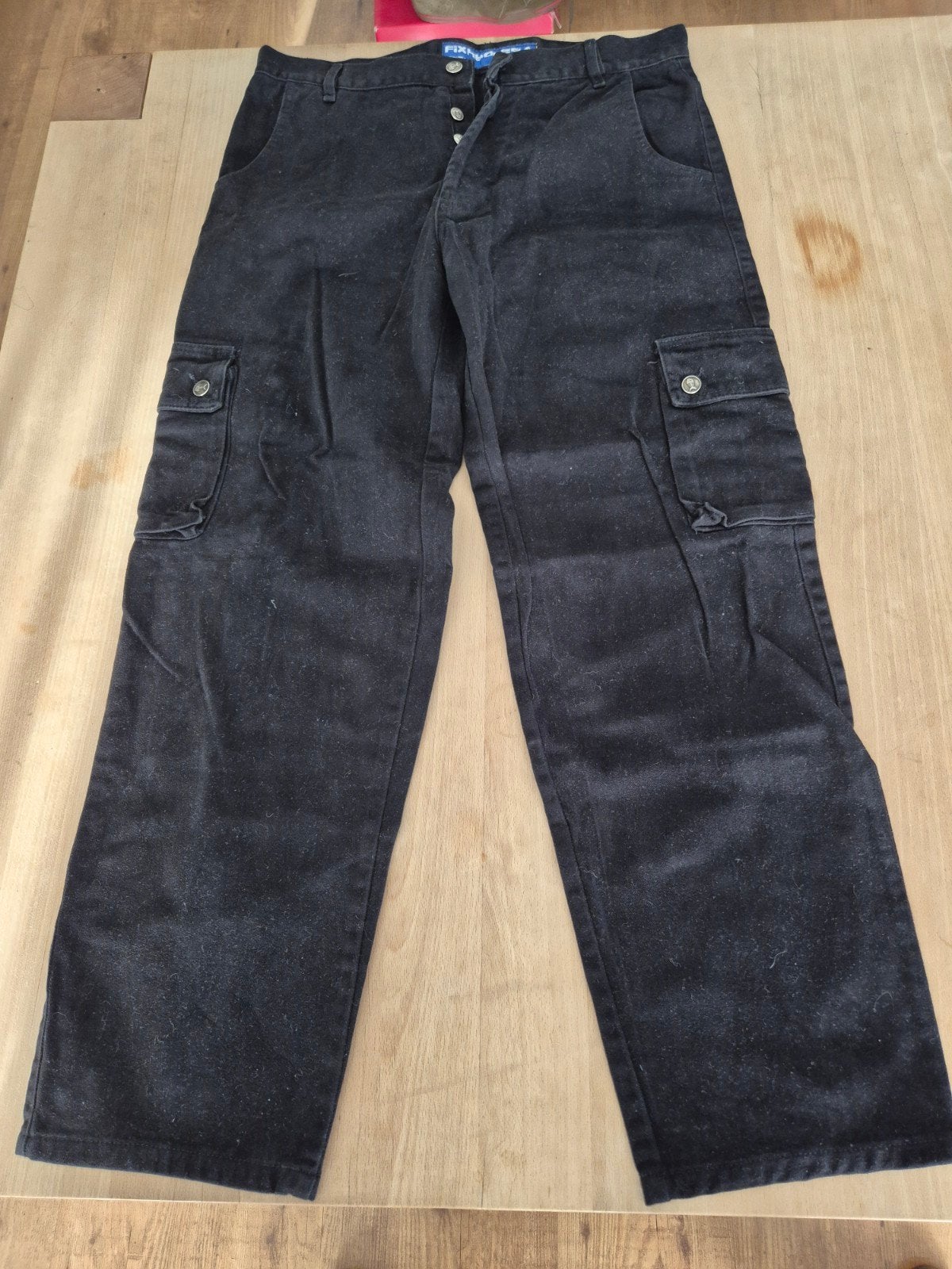 Prachtige broek Fish Bone.Maat 33., Verzenden, Zwart, Fish Bone, Zo goed als nieuw