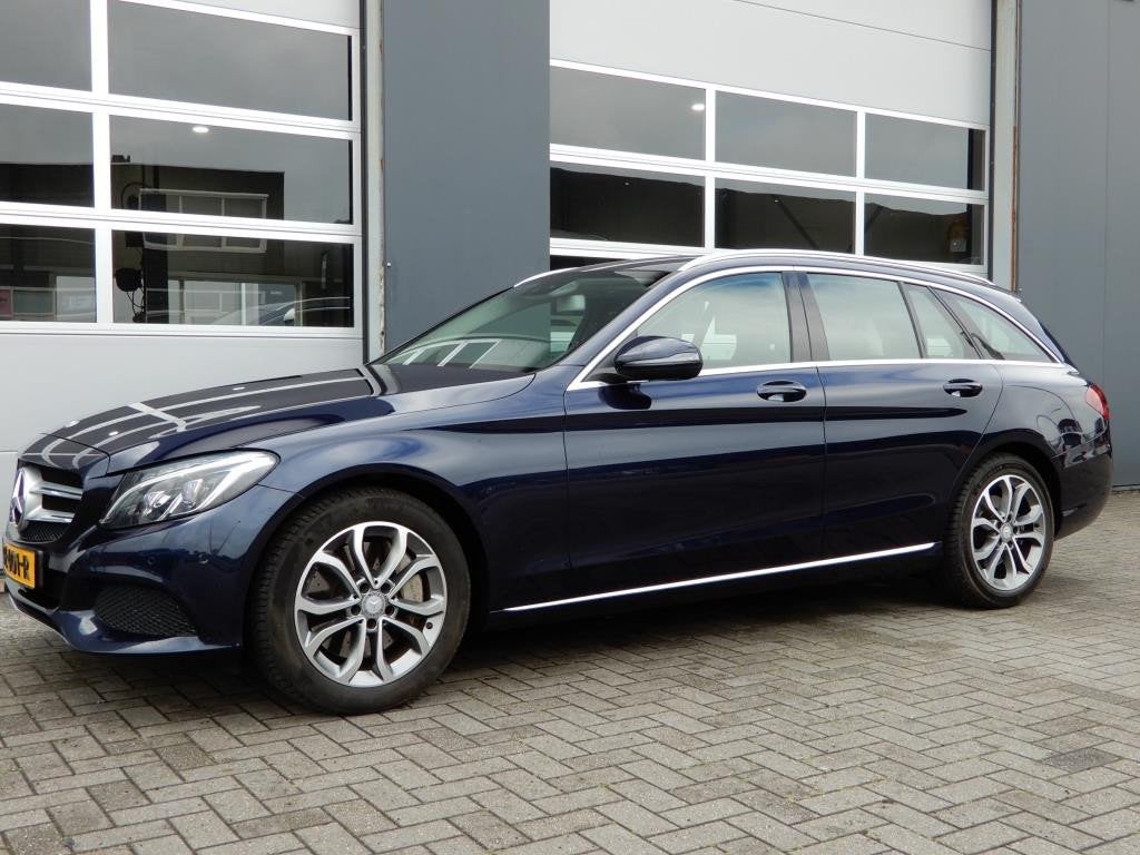 Mercedes-Benz C-klasse Estate 350 e Lease Edition Navi/Achte, Automaat, Achterwielaandrijving, Gebruikt, Blauw