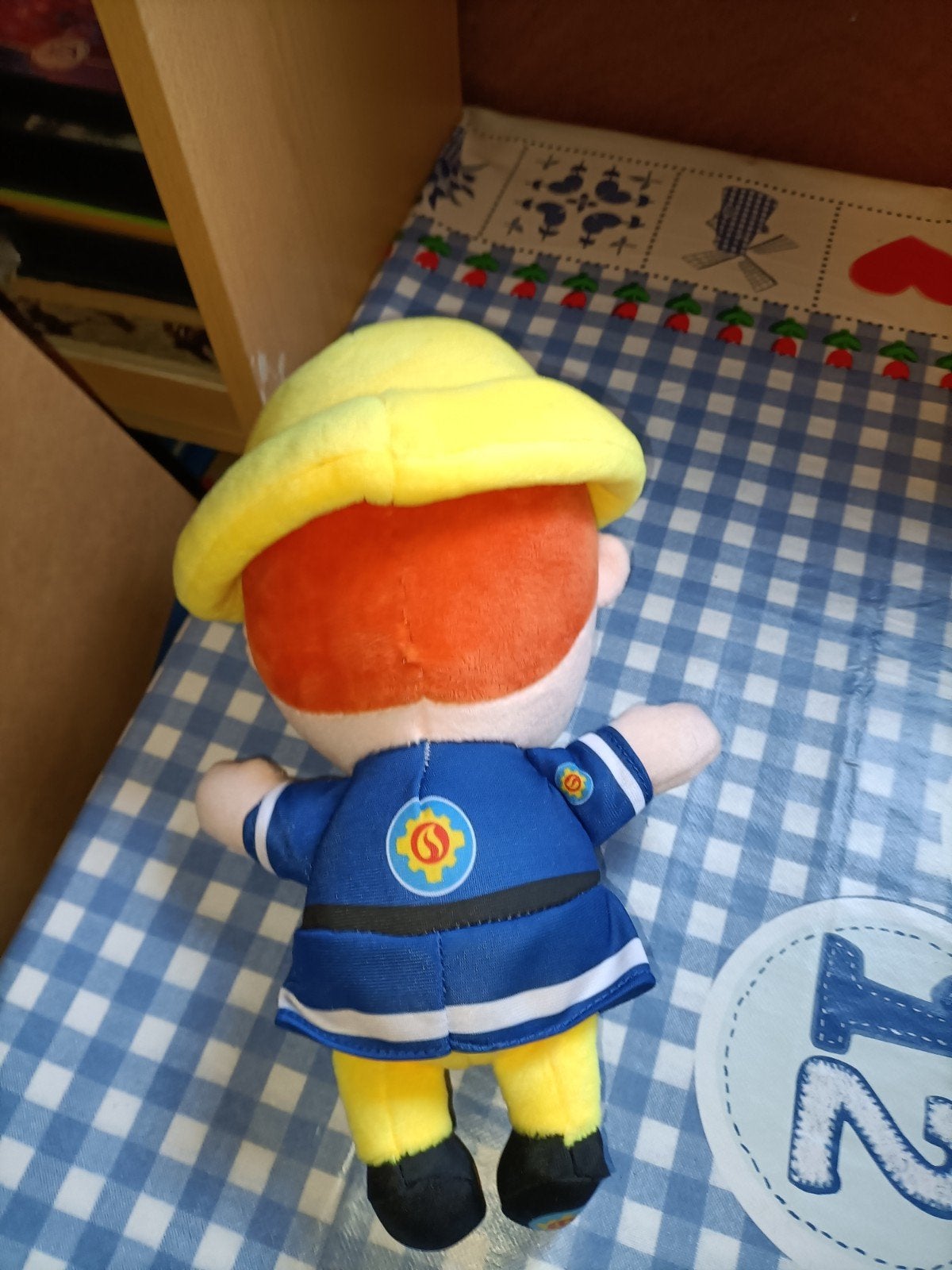 Brandweerman Sam knuffel 29 cm groot, Ophalen of Verzenden, Zo goed als nieuw, Overige typen