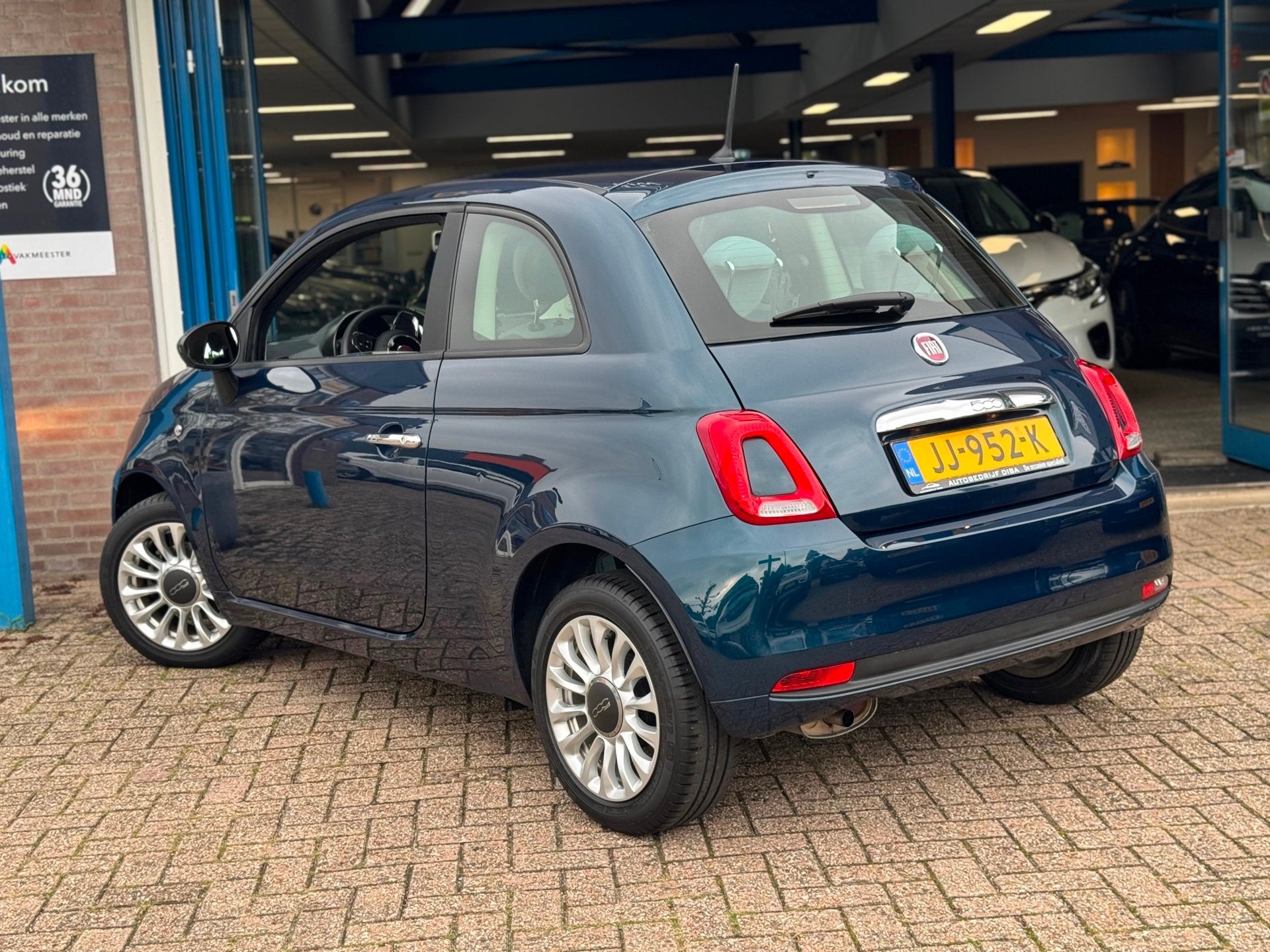 Fiat 500 1.2 Popstar 2016 AIRCO APK LM 19k km NAP!, Auto's, Voorwielaandrijving, Dealer onderhouden, Stof, Gebruikt