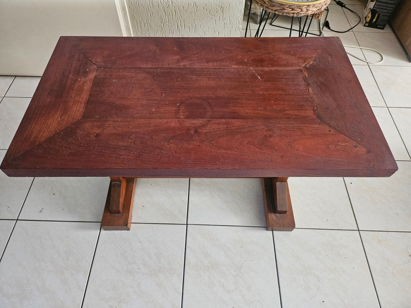 Antieke Indonesische Teakhouten Bijzettafel, Ophalen