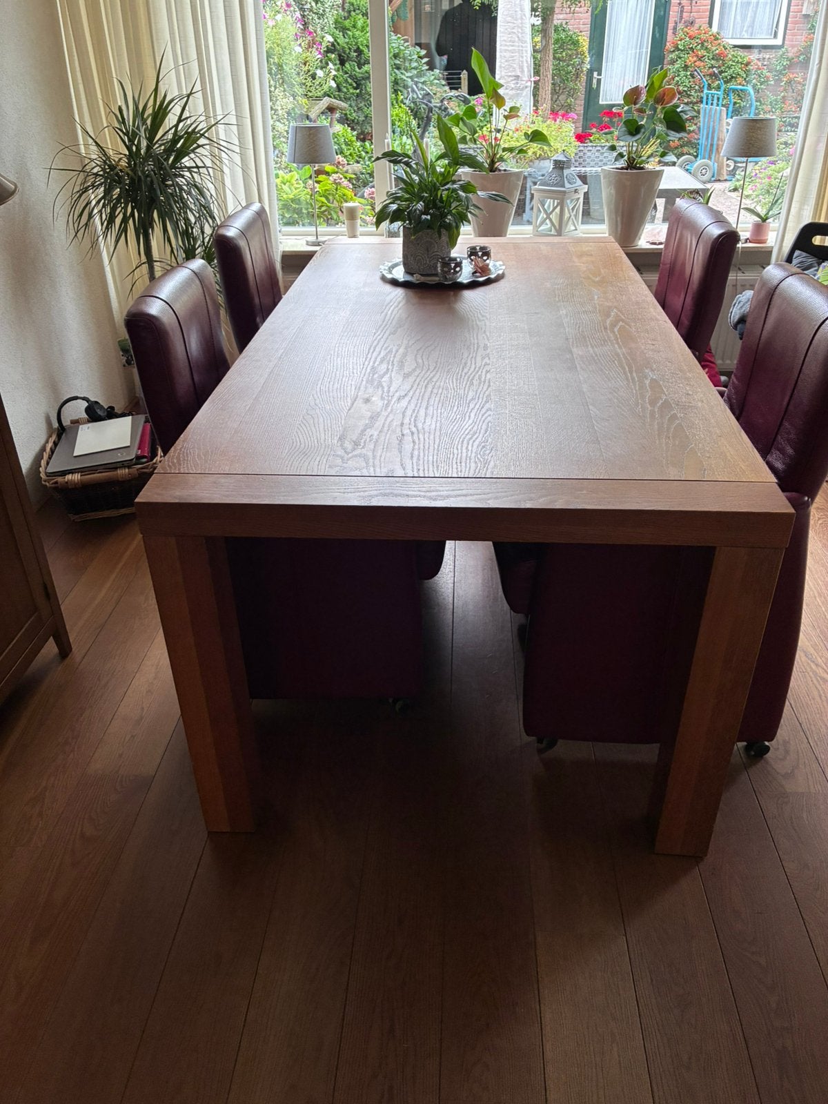 Eethoek, Huis en Inrichting, Complete eetkamers, Ophalen, Gebruikt, 4 tot 6 stoelen