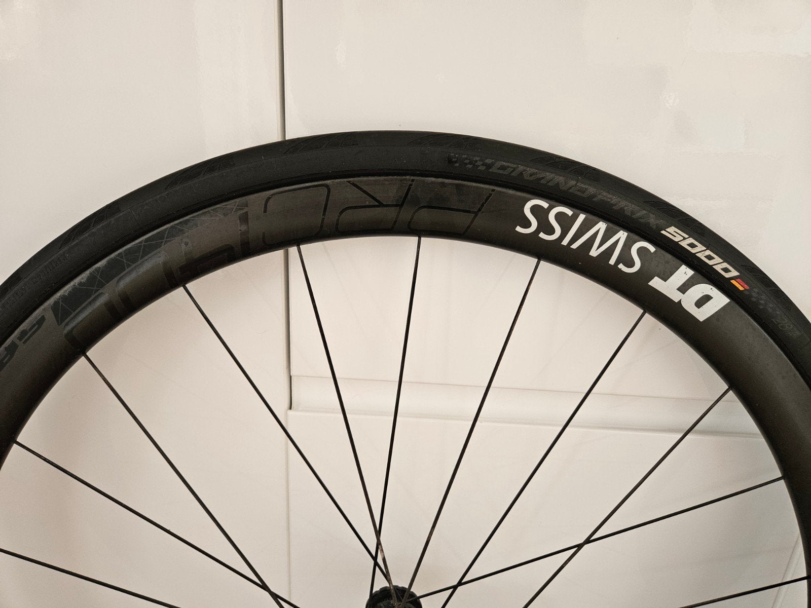 DT Swiss Prc Spline 1400 carbon wielset Disc, Wiel, Ophalen of Verzenden, Zo goed als nieuw, Racefiets