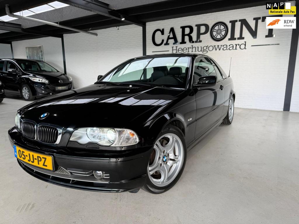 BMW 3-serie Cabrio 330Ci Automaat High Executive 2002 Orig N, Auto's, BMW, Automaat, Zwart, 1595 kg, Cabriolet