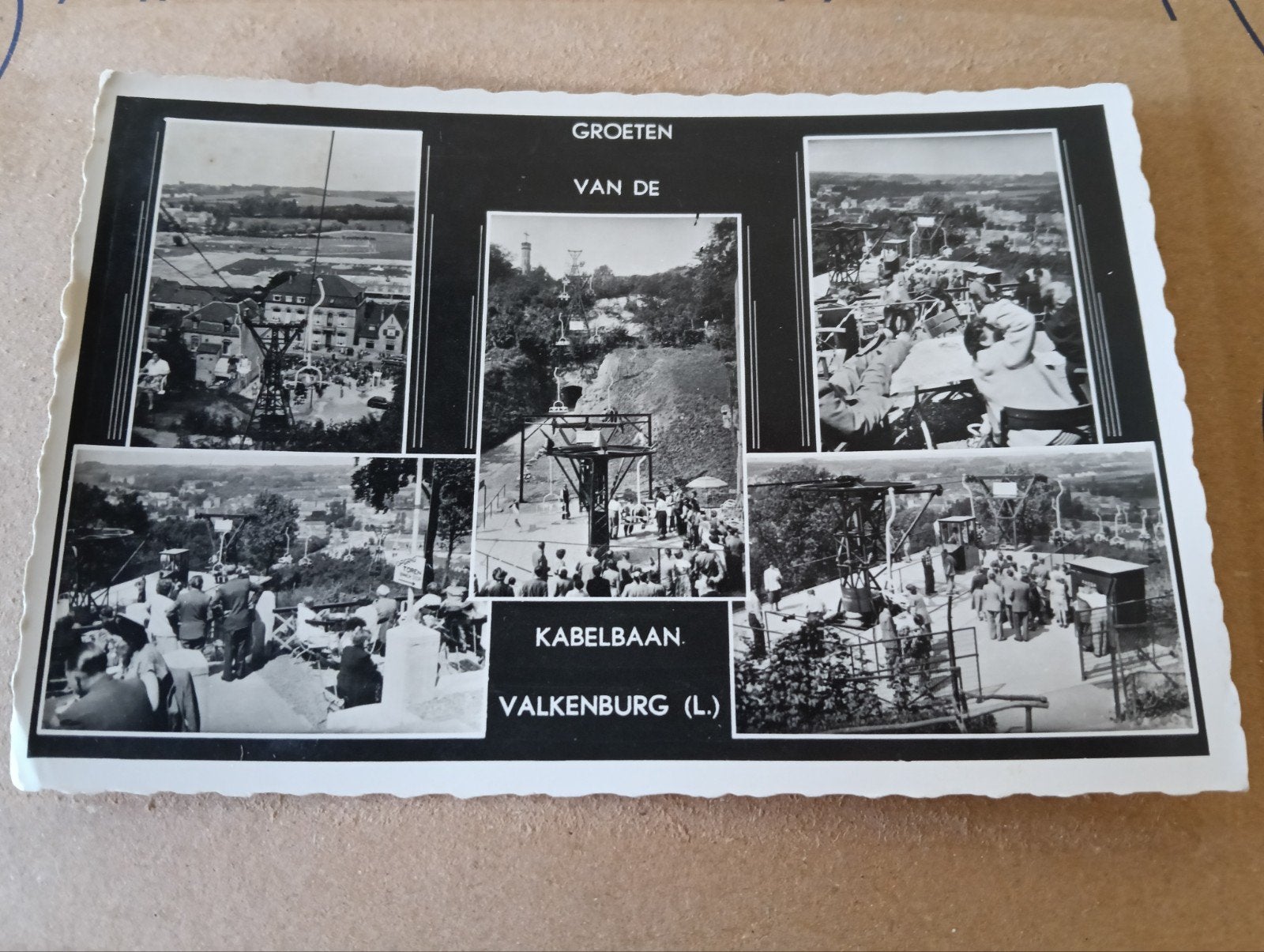 Kabelbaan Valkenburg (L.) 1953, Ophalen of Verzenden, 1940 tot 1960, Gelopen, Limburg