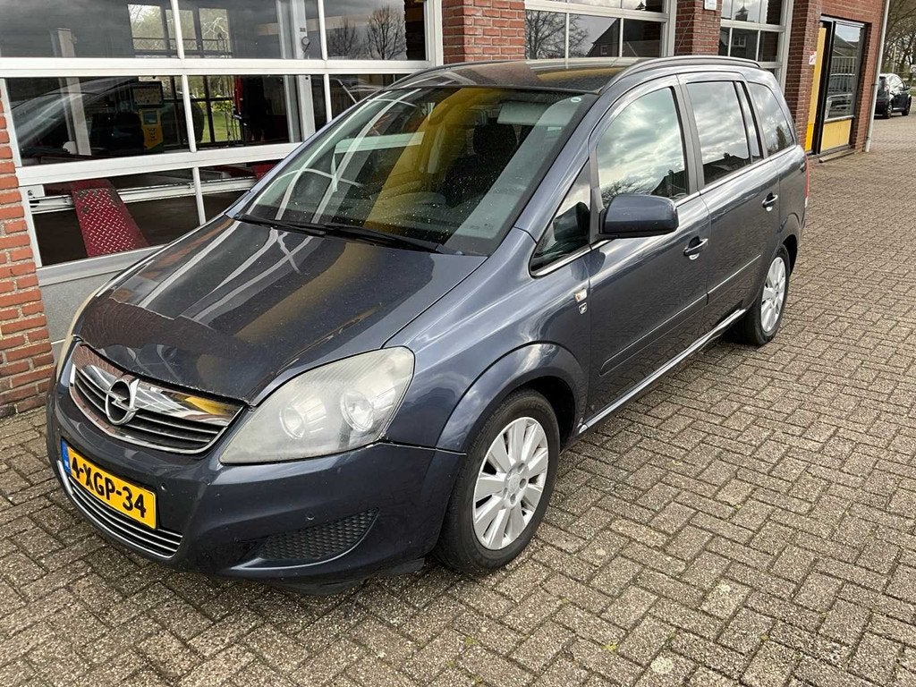 Opel - Zafira - 1.9 CDTi Cosmo - automaat - Personenauto - 2, Auto's, Opel, Gebruikt, 4 cilinders, Blauw, 7 stoelen