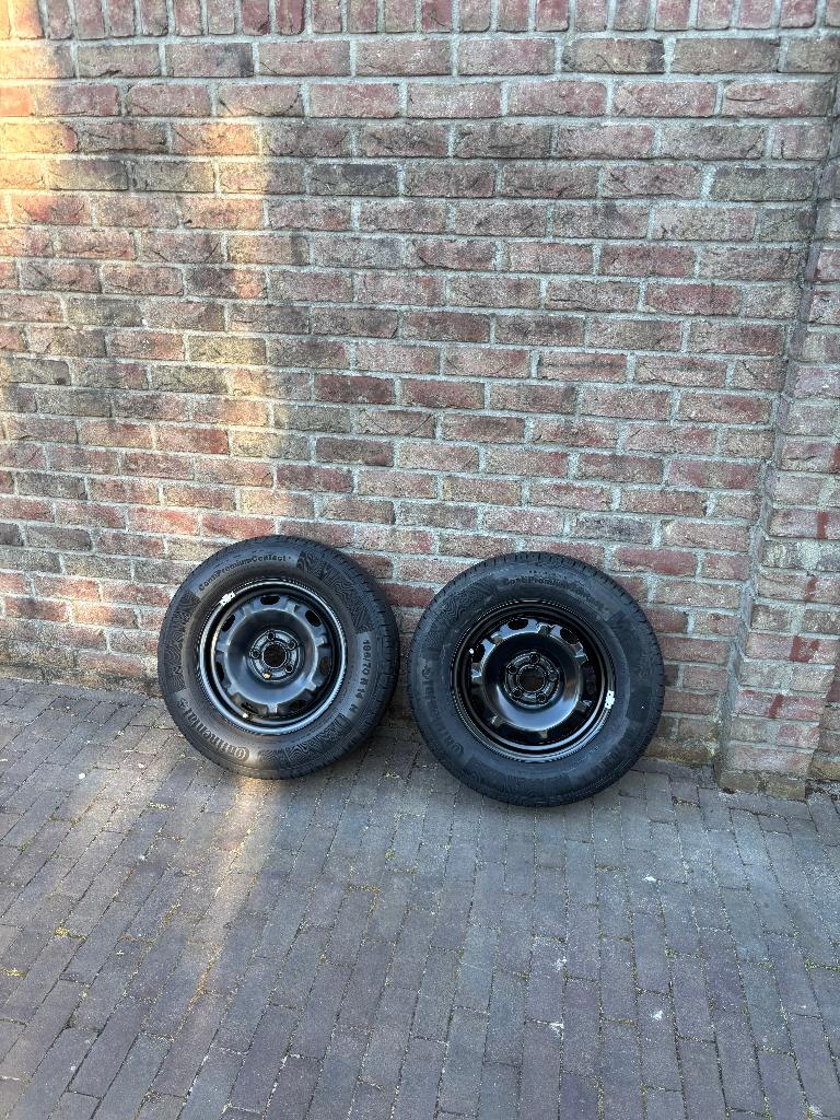 VW Polo reservewielen – 2 stuks 14", Auto-onderdelen, Banden en Velgen, Ophalen, 14 inch, Gebruikt, Banden en Velgen