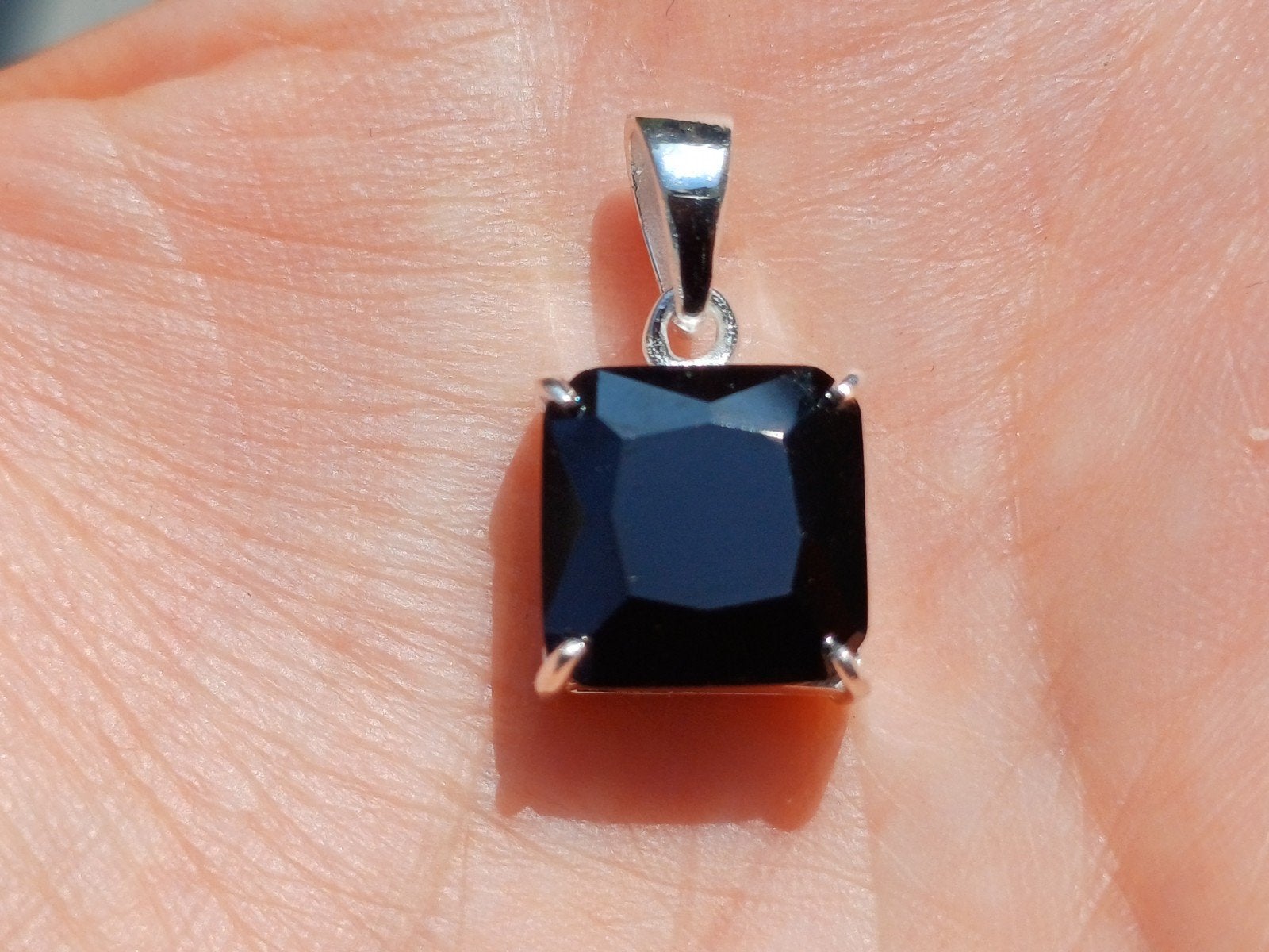Vanoli 925 zilveren kettinghanger met onyx, Daiva1973@hotmail.com, Vanoli, Nieuw, Ophalen of Verzenden