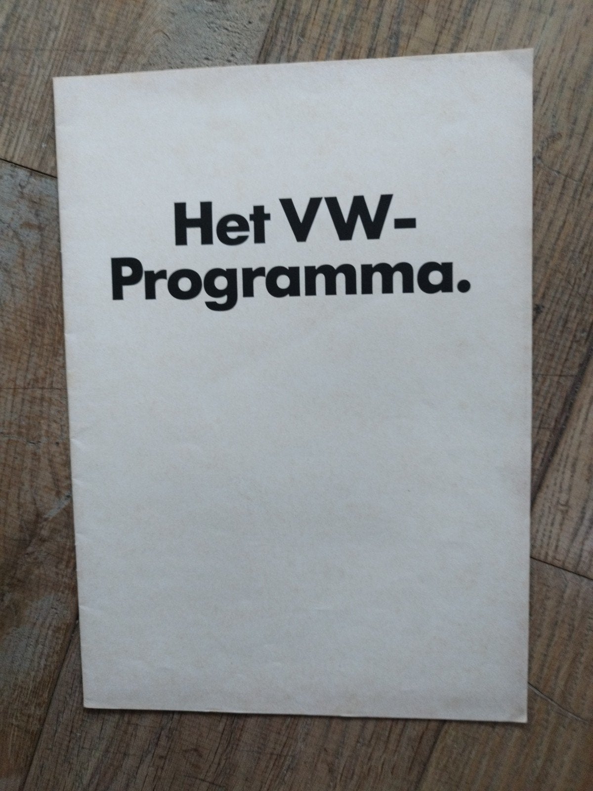 Volkswagen Programma Brochure 1973 - VW Kever, Karmann Ghia, Volkswagen, Ophalen of Verzenden, Zo goed als nieuw, Volkswagen