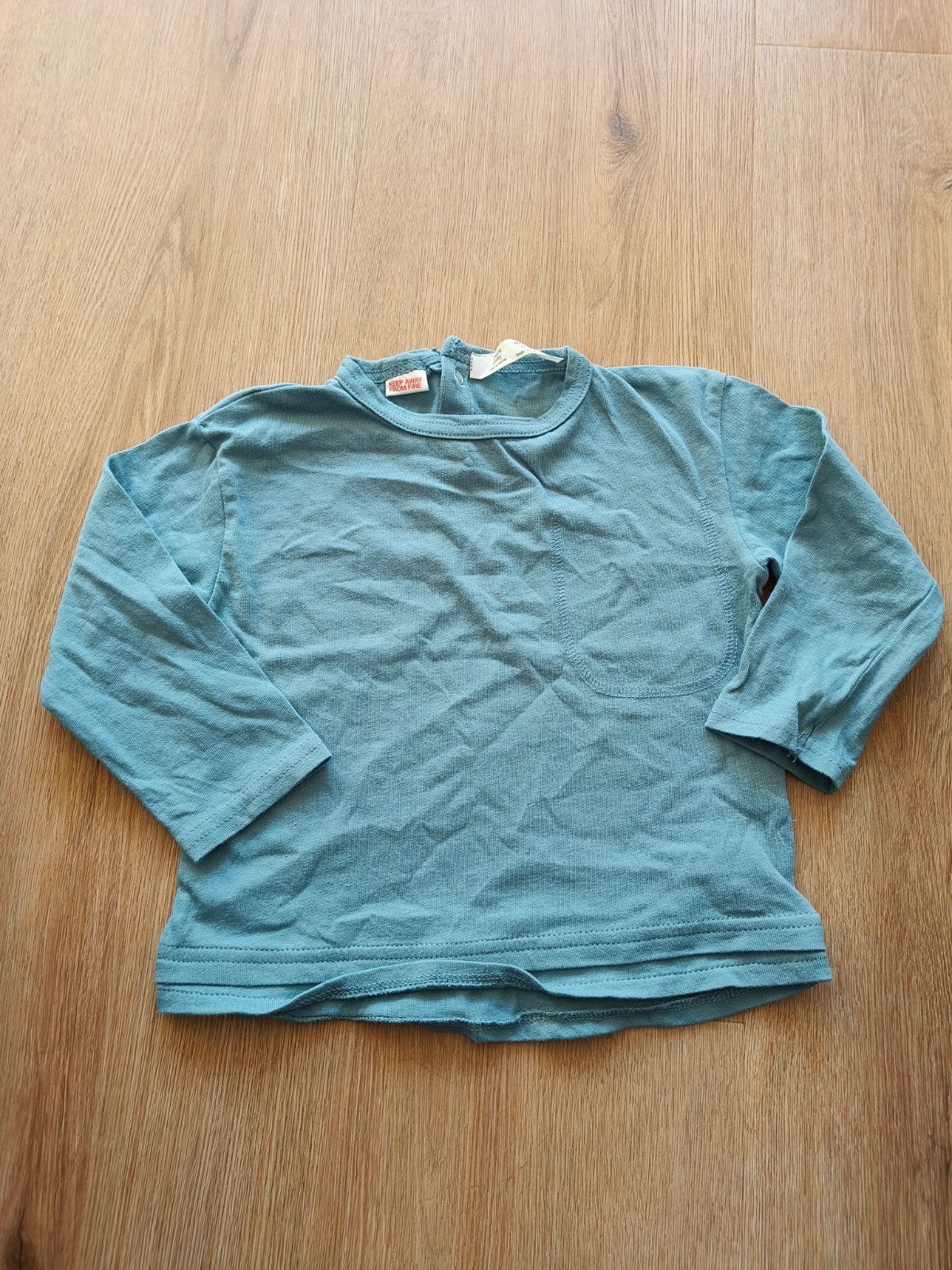 Shirt Zara longsleeve maat 92 blauw, Kinderen en Baby's, Kinderkleding | Maat 92, Gebruikt, Ophalen of Verzenden, Zara, Shirt of Longsleeve
