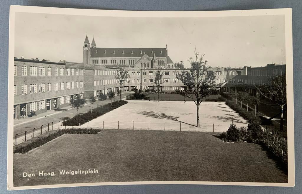 Den Haag, Weigeliaplein, Verzenden, 1940 tot 1960, Gelopen, Zuid-Holland