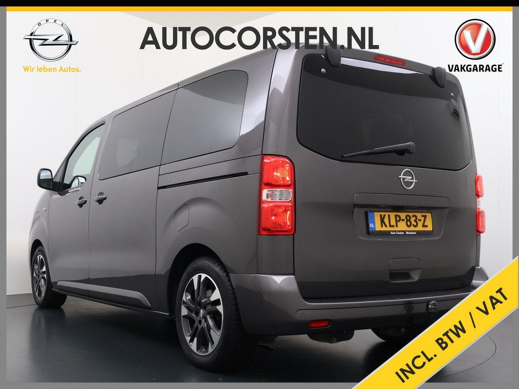 Opel Vivaro Combi Electric 8-Persoons L2 75kWh Leder Panoram, Auto's, Opel, 330 km, 136 pk, Overige carrosserieën, Automatische klimaatregeling