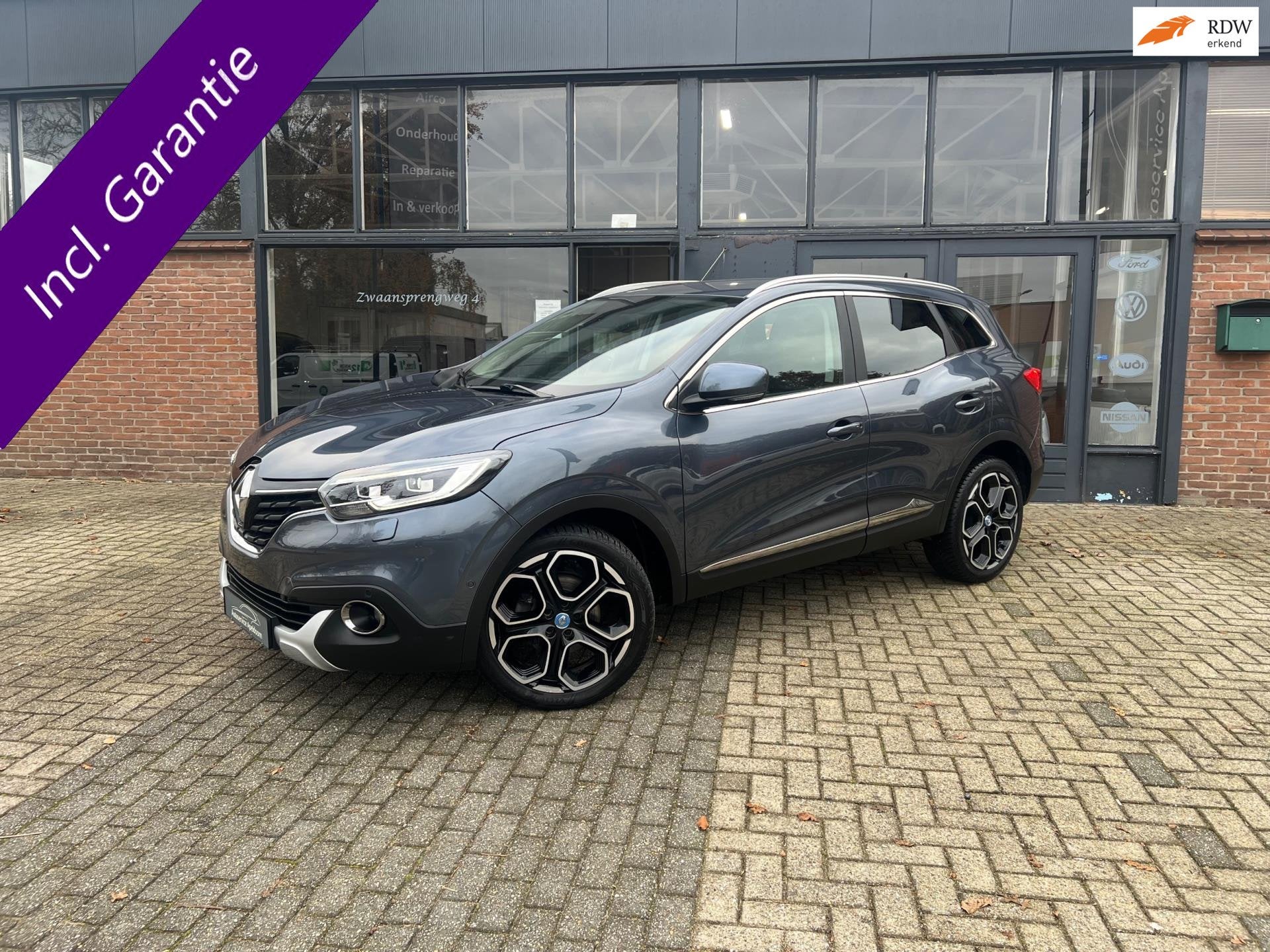 Renault Kadjar 1.2 TCe Limited Bose edition, Volleer, Led, Auto's, Gebruikt, 4 cilinders, Blauw, 1198 cc
