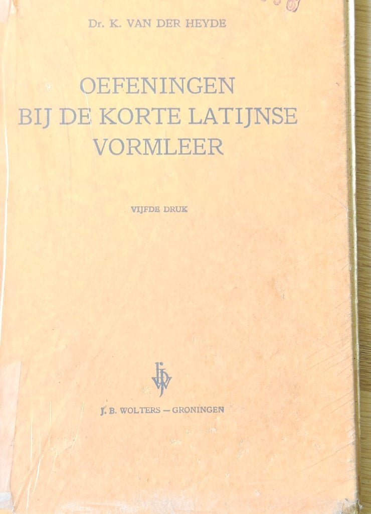 Oefeningen bij de Korte Latijnse vormleer, Gelezen, Dr. K. van der Heyde, Ophalen of Verzenden, Latijn