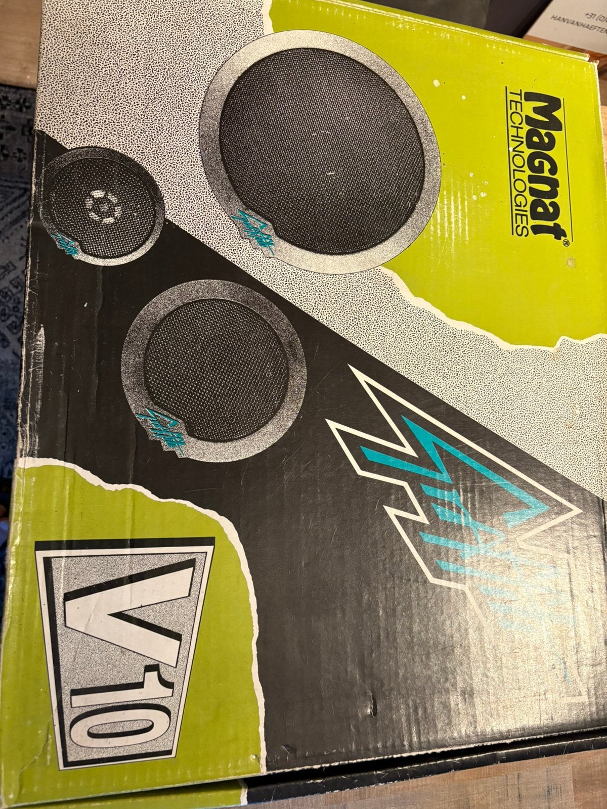 MAGNAT 3 weg speakerset 120 watt/ nieuw in doos, Ophalen of Verzenden, Nieuw