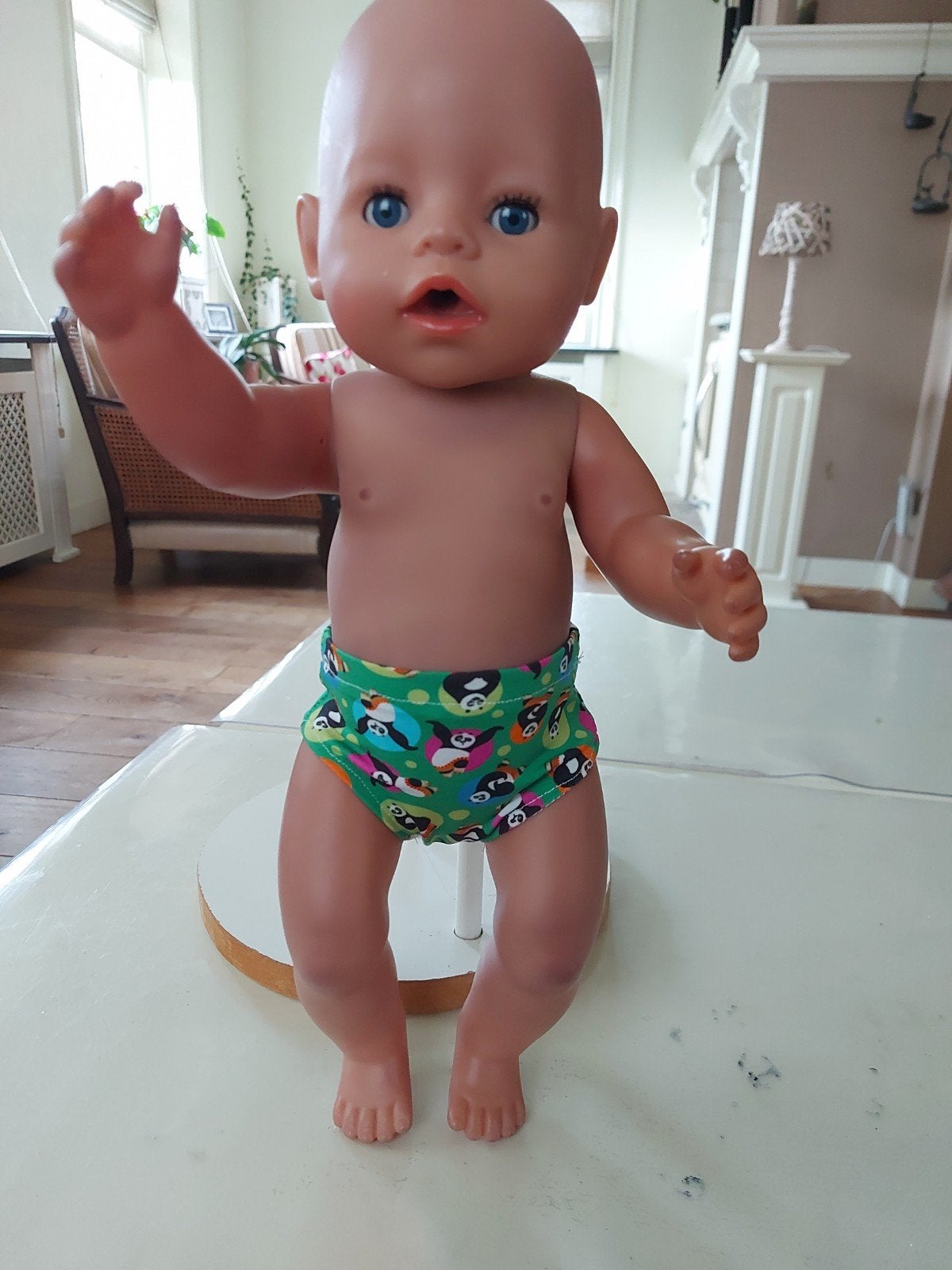 kungfu panda onderbroek baby born pop 43cm, Ophalen of Verzenden, Nieuw, Babypop