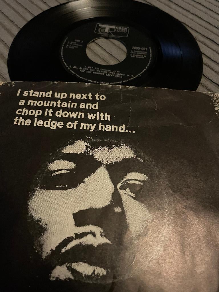 Jimi Hendrix single, Verzenden, Single, Pop, Fotohoes