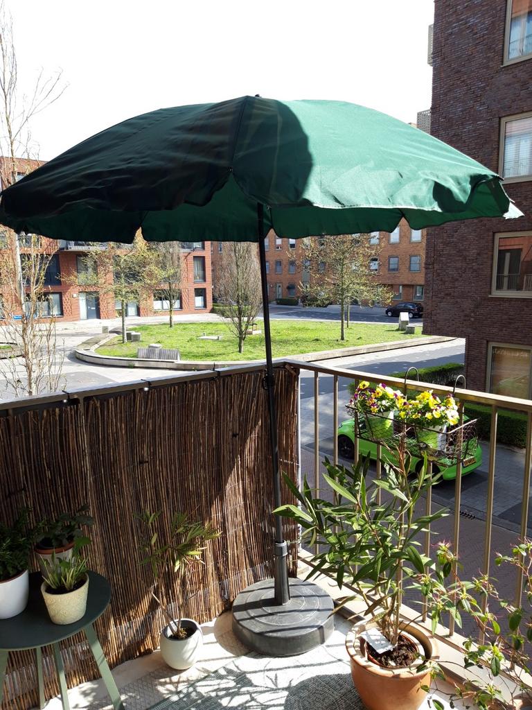 Parasol, Verzenden, Zo goed als nieuw, Parasolvoet