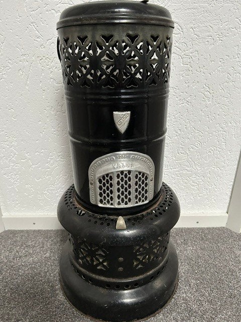 Vintage Valor 525-T Petroleumkachel - Zwart, Huis en Inrichting, Kachels, Ophalen, Gebruikt, Overige brandstoffen, Petroleumkachel