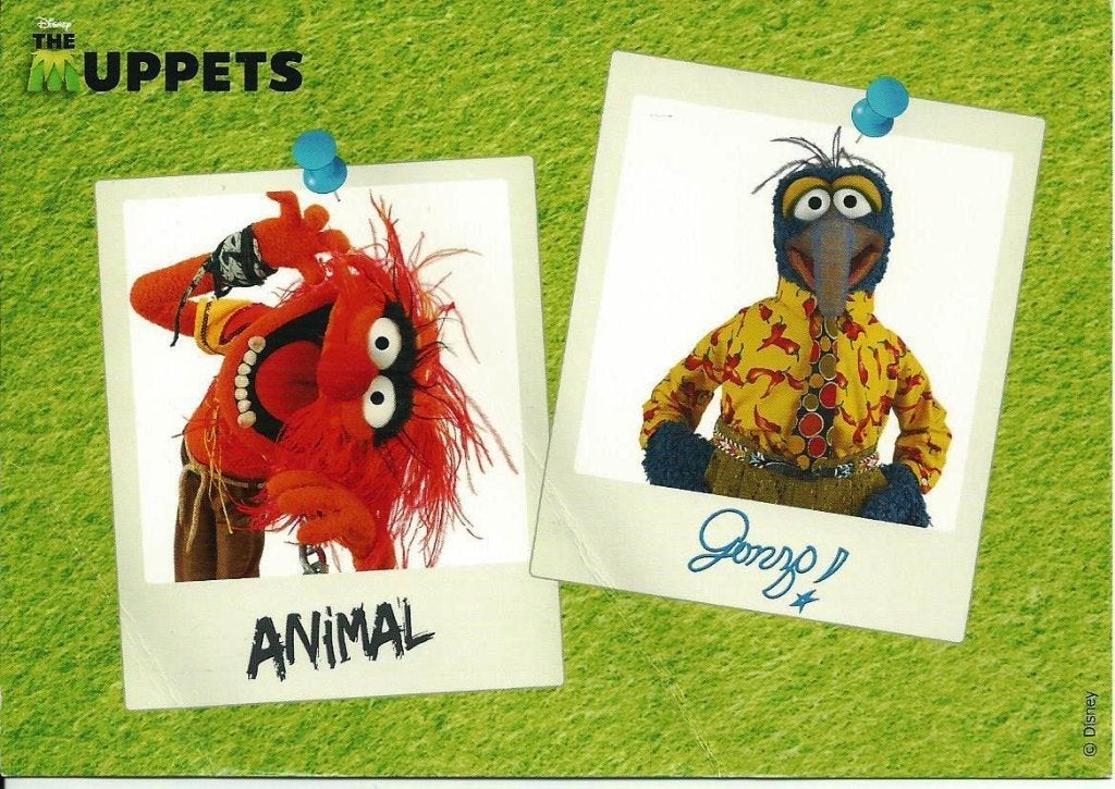 Ansichtkaart 	Muppets	Animal - Gonzo, Verzenden, 1980 tot heden, Gelopen, Sterren en Beroemdheden