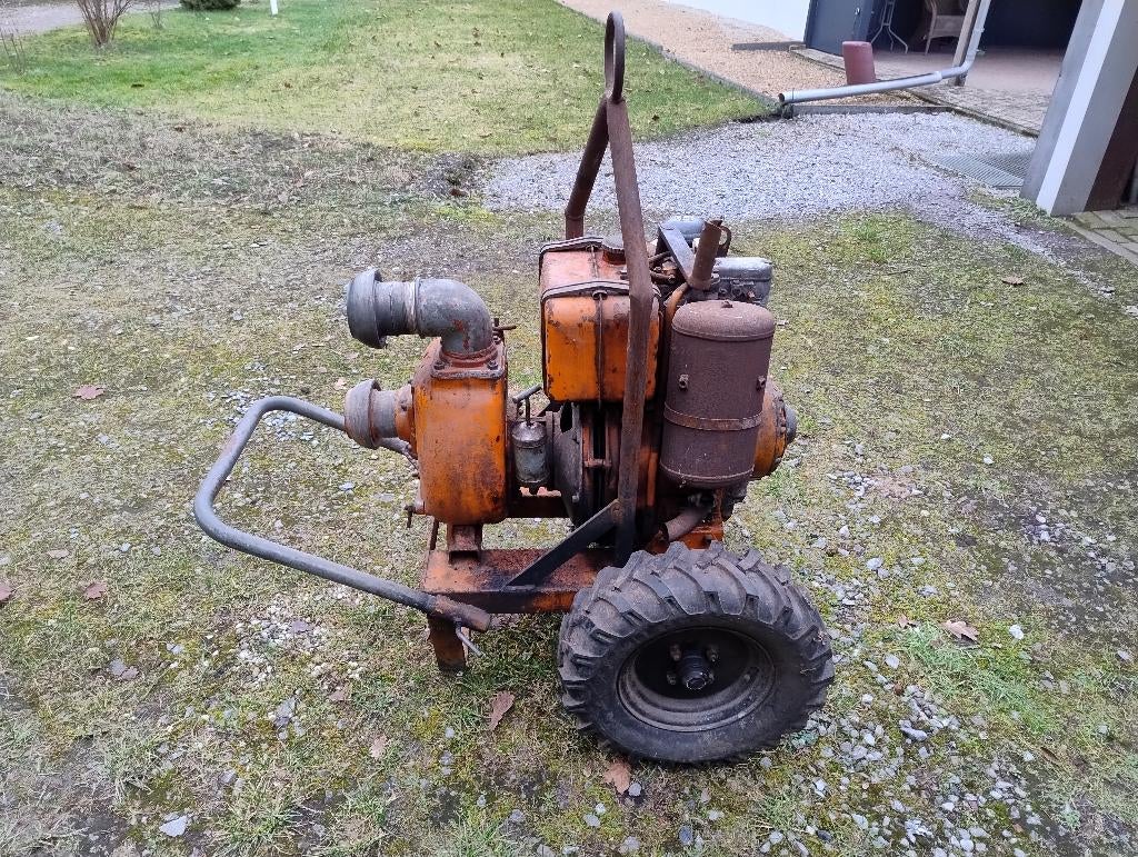 Dieselmotor Pomp Hatz ES 780  7.8PK met Slang!, Doe-het-zelf en Verbouw, Ophalen, Zo goed als nieuw, Dieselmotor, 1800 rpm of meer