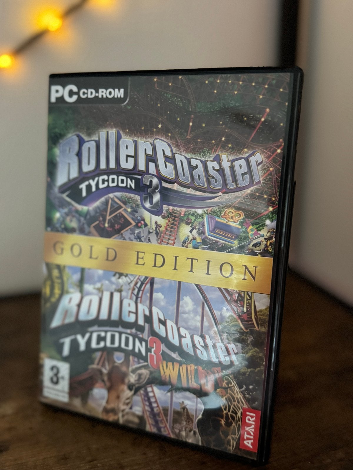 RollerCoaster Tycoon 3 Gold Edition PC CD-ROM (Gebruikt), Gebruikt, Verzenden, 1 speler, Vanaf 3 jaar