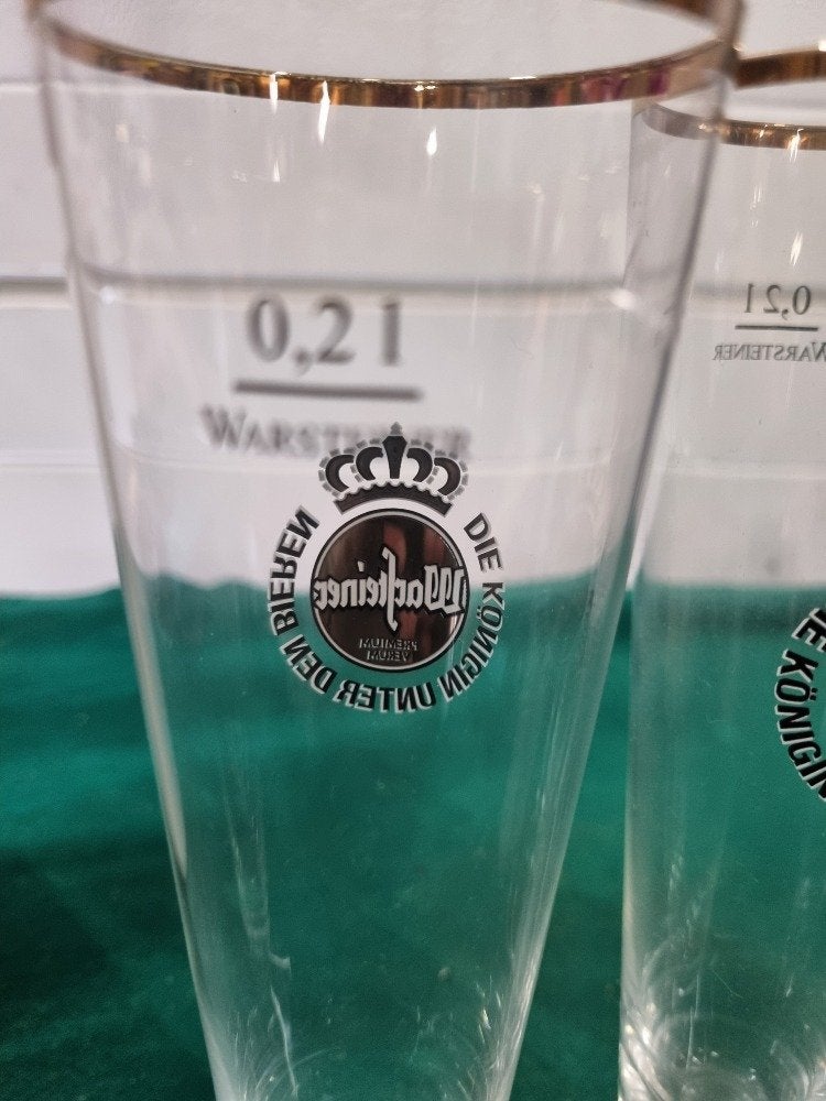 warsteiner bier glazen 3x 0.2l, Ophalen of Verzenden, 'T Olde Gre-j, Info@toldegrej.nl, Endepoelstraat 20f Didam