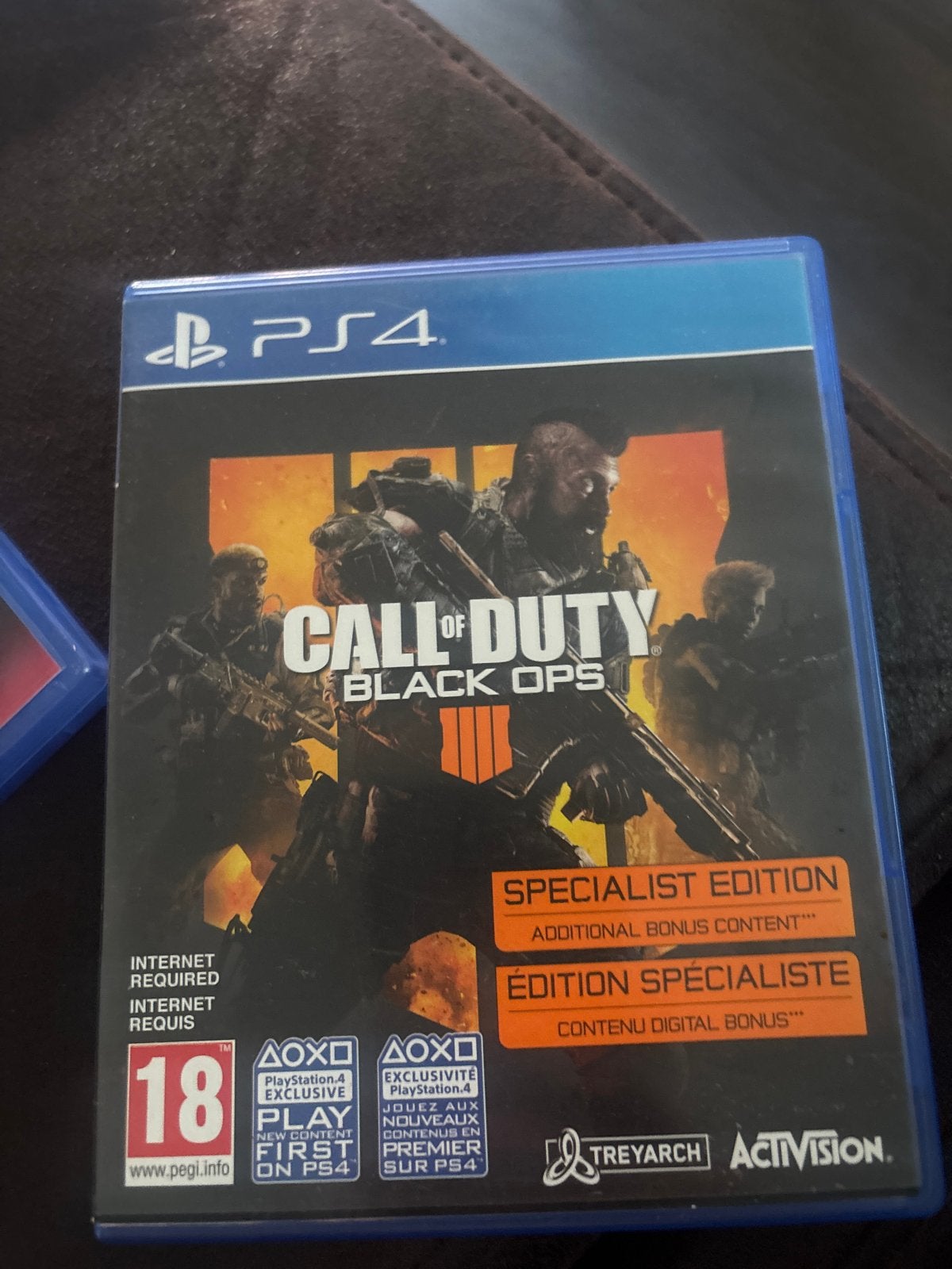 Call of Duty: Black Ops 4 Specialist Edition PS4, Online, Gebruikt, Vanaf 18 jaar, Shooter