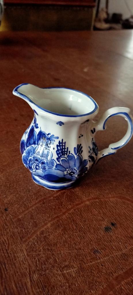 Antieke Delfts Blauwe Melkkan - Handgeschilderd, Antiek en Kunst, Ophalen of Verzenden
