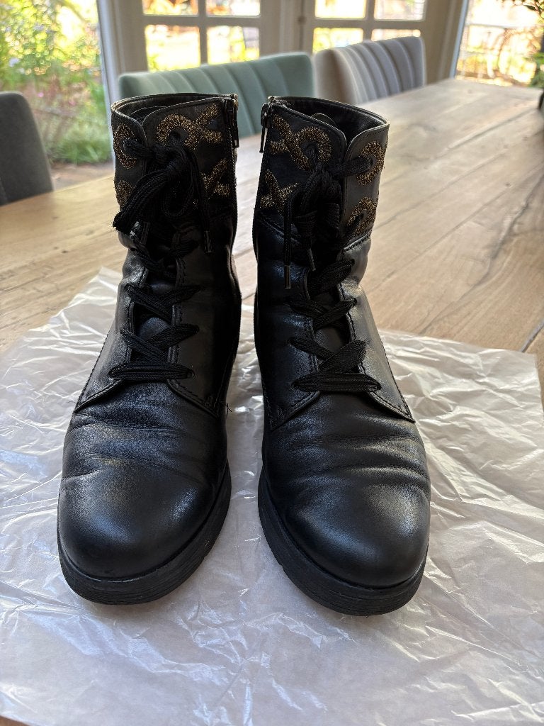 Comfortabele GABOR boots, maat 41 zwart, Zwart, Lage of Enkellaarzen, Gabor, Ophalen of Verzenden