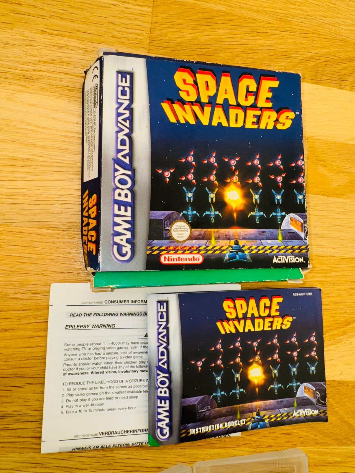 Space Invaders Game Boy Advance, Spelcomputers en Games, Ophalen of Verzenden, A, A, A