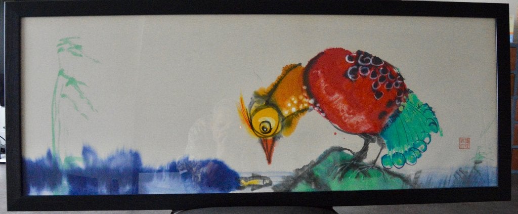 SchilderijAquarel van Kai Tai Urano, Ophalen, Aquarel, Dieren, Overige materialen