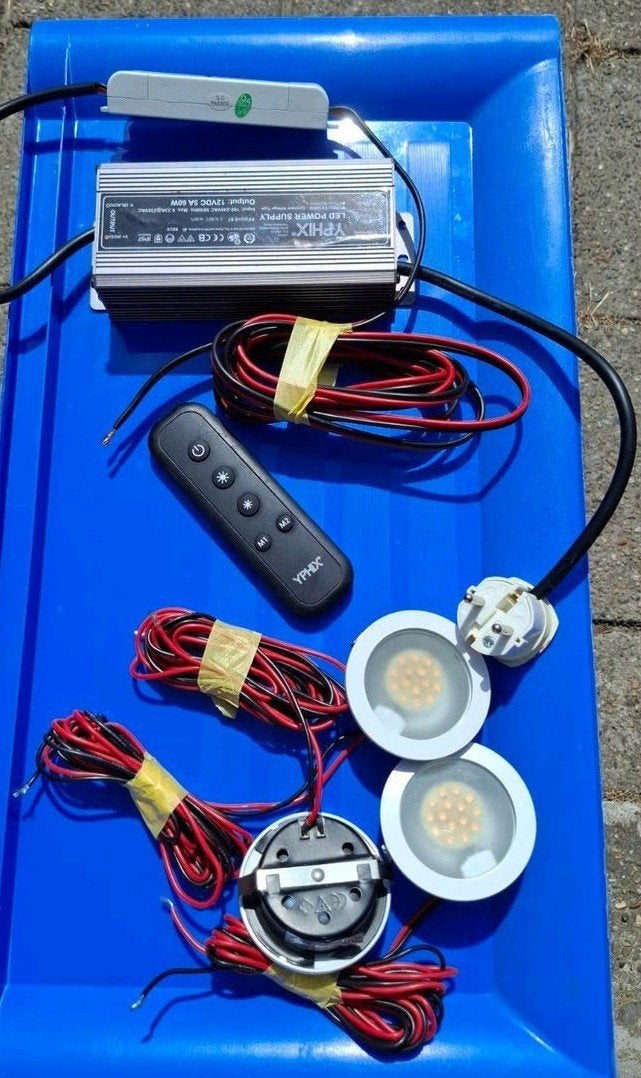 YPHIX LED inbouwspots dimbaar geheel compleet, Wit, Overige merken, Gebruikt, Overige fittingen