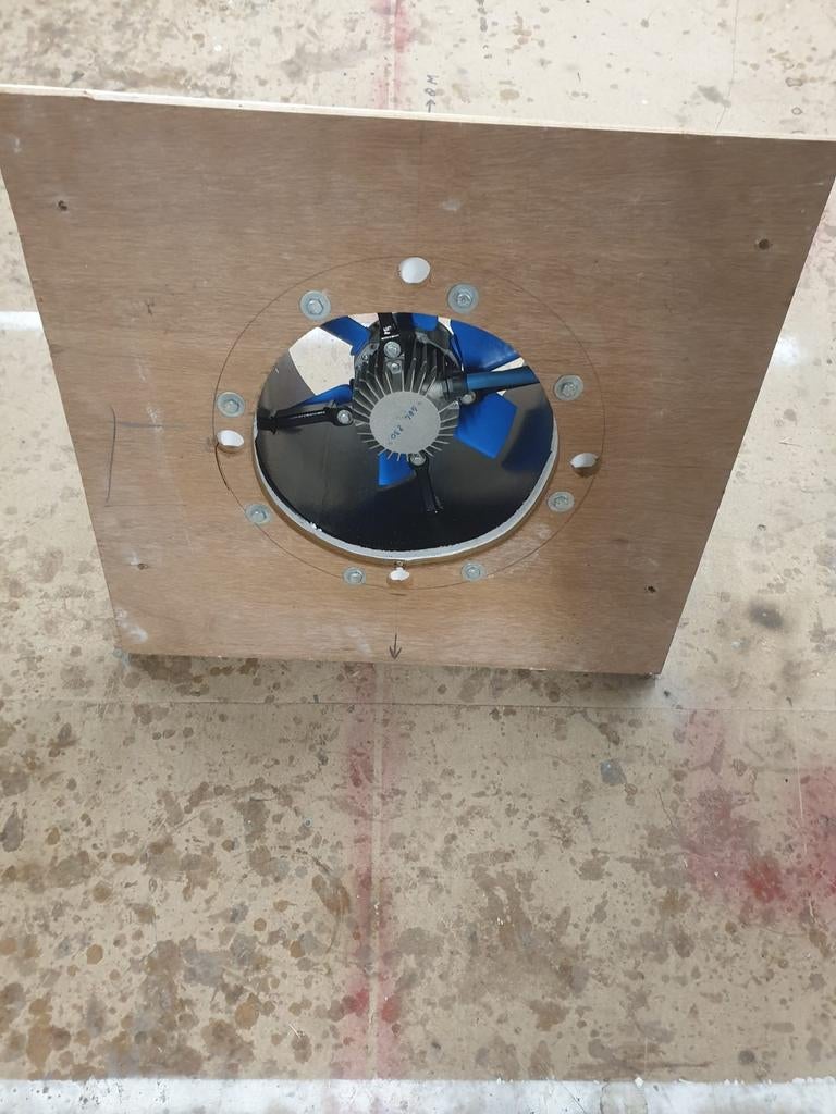 Kanaalventilator Axiaal - Krachtige Afzuiging/Ventilatie, Ophalen, Gebruikt, Ventilator en Afzuiger