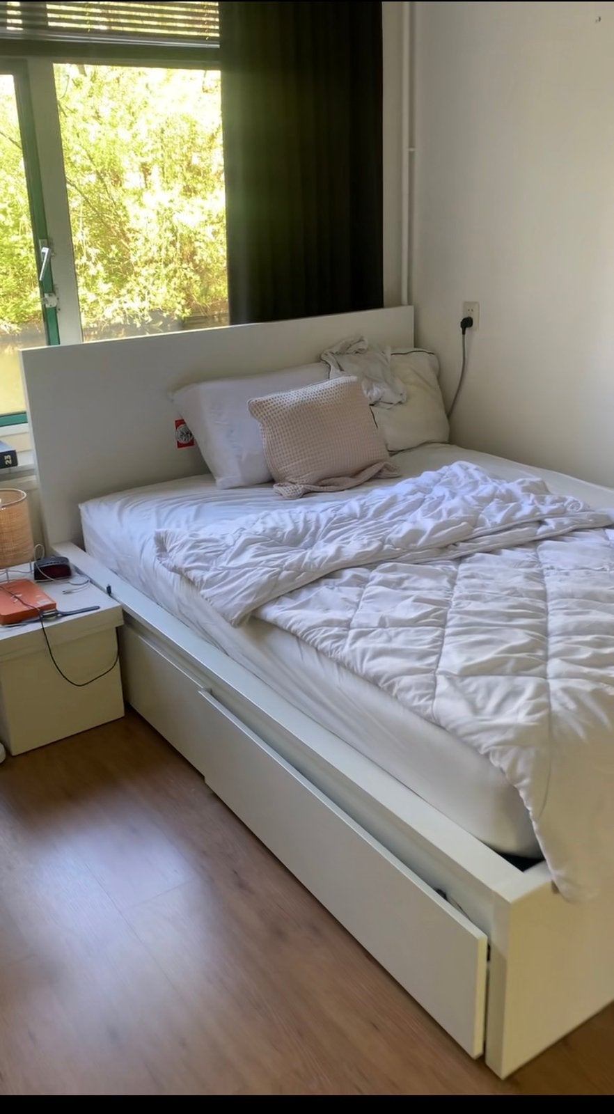 Complete IKEA-studentenkamer; ook los! Ophalen in Delft, Ophalen, Zo goed als nieuw, Tweepersoons
