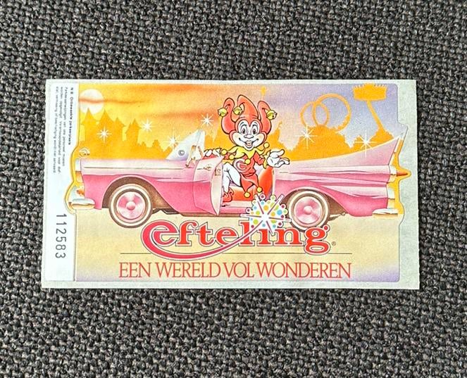 Efteling sticker 1991, Ophalen of Verzenden, Zo goed als nieuw, Overige typen
