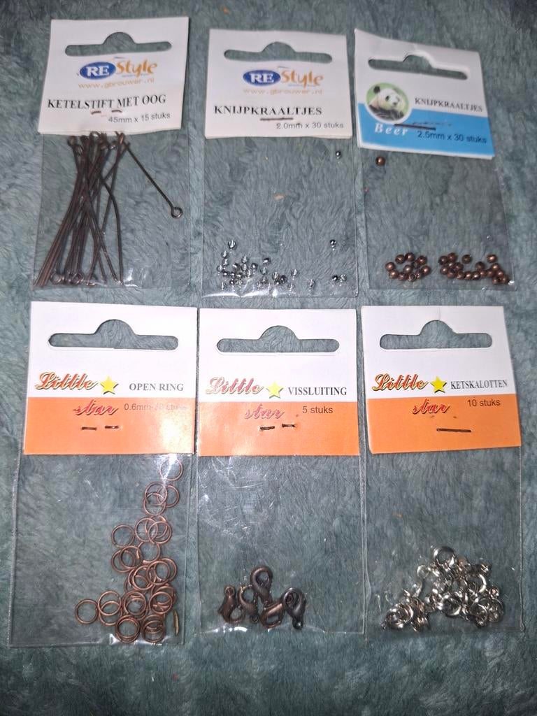 Zak vol sieraden benodigdheden 2 sets, Ophalen of Verzenden, Overige typen