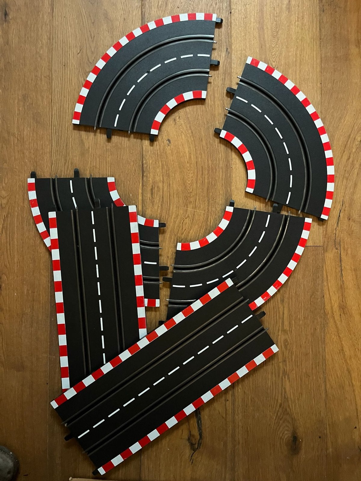 Carrera Racebaan Onderdelen - Bochten en Rechte Stukken, Gebruikt, Onderdelen, Zelf te bouwen, Carrera