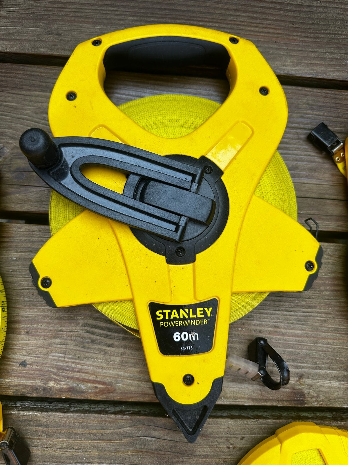 Stanley Landmeters - 7 stuks (30m, 60m, Powerwinder), Doe-het-zelf en Verbouw, Ophalen of Verzenden, Gebruikt, Afstand