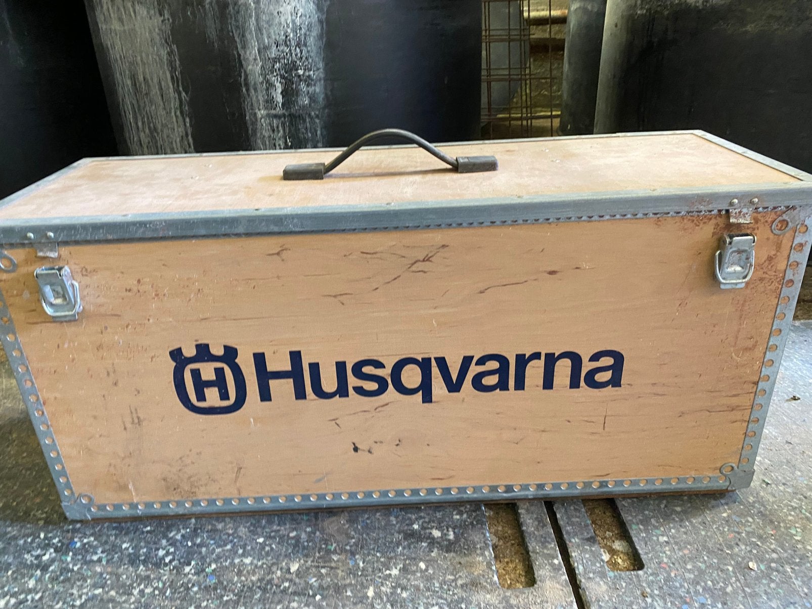 Husqvarna opbergkist XL, Ophalen, Zo goed als nieuw