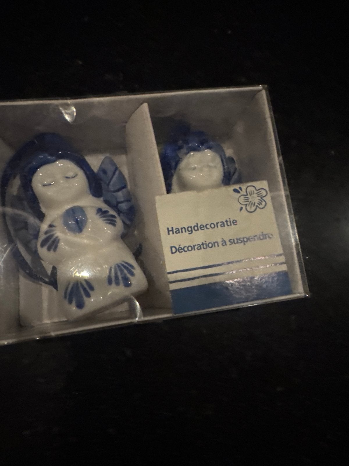 Delfts Blauwe Engeltjes - Hangdecoratie, Blauw, Nieuw, Ophalen of Verzenden, Klassiek