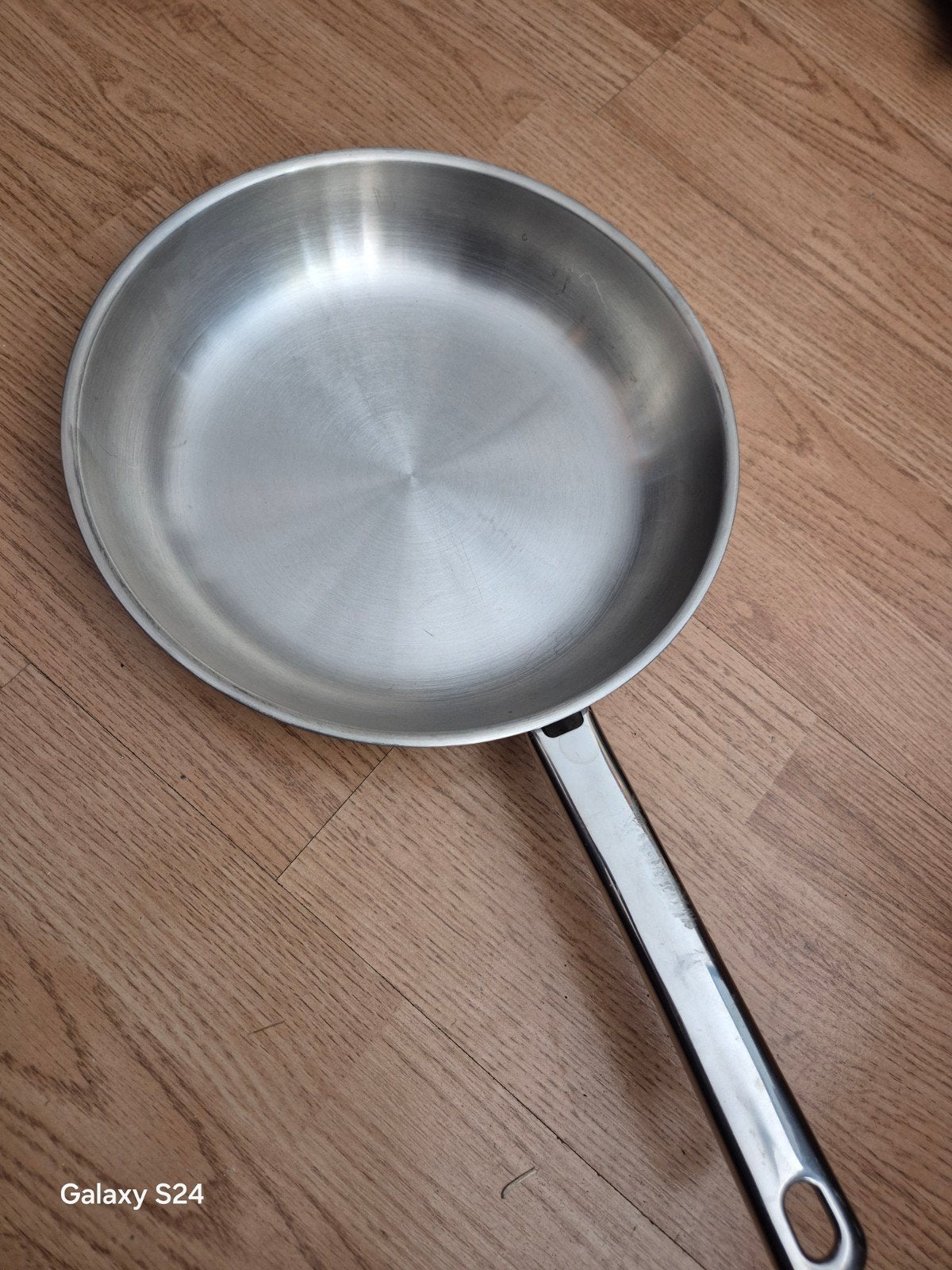 BK Rvs koekenpan 24 cm, Huis en Inrichting, Keuken | Potten en Pannen, Ophalen of Verzenden, Nieuw, Rvs