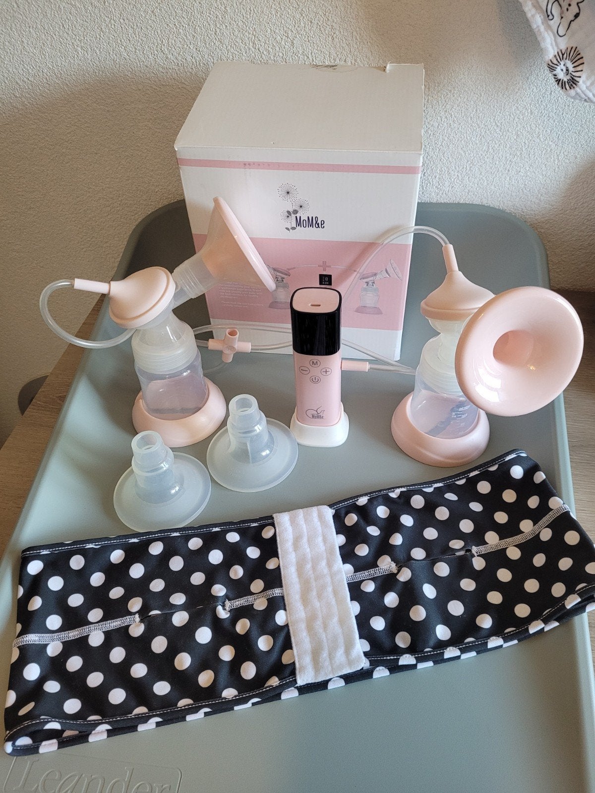 Mom&e dubbele borstkolf met accessoires, Ophalen, Overige merken, Gebruikt, Borstkolf