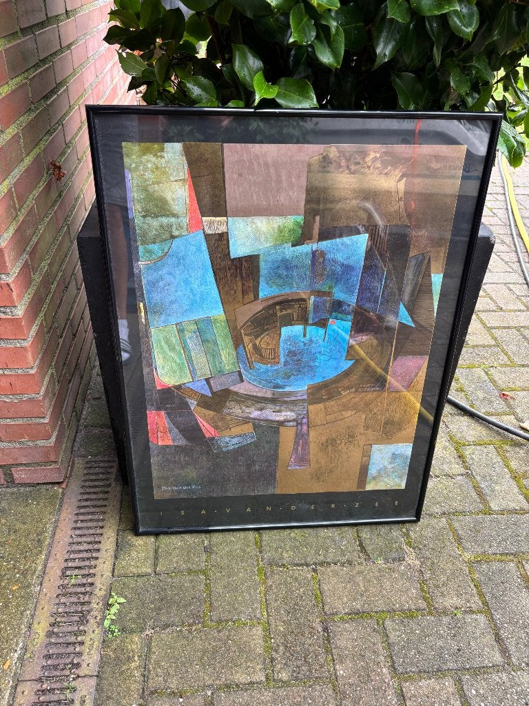 Abstract kunstwerk Isa van der Zee, Ophalen of Verzenden