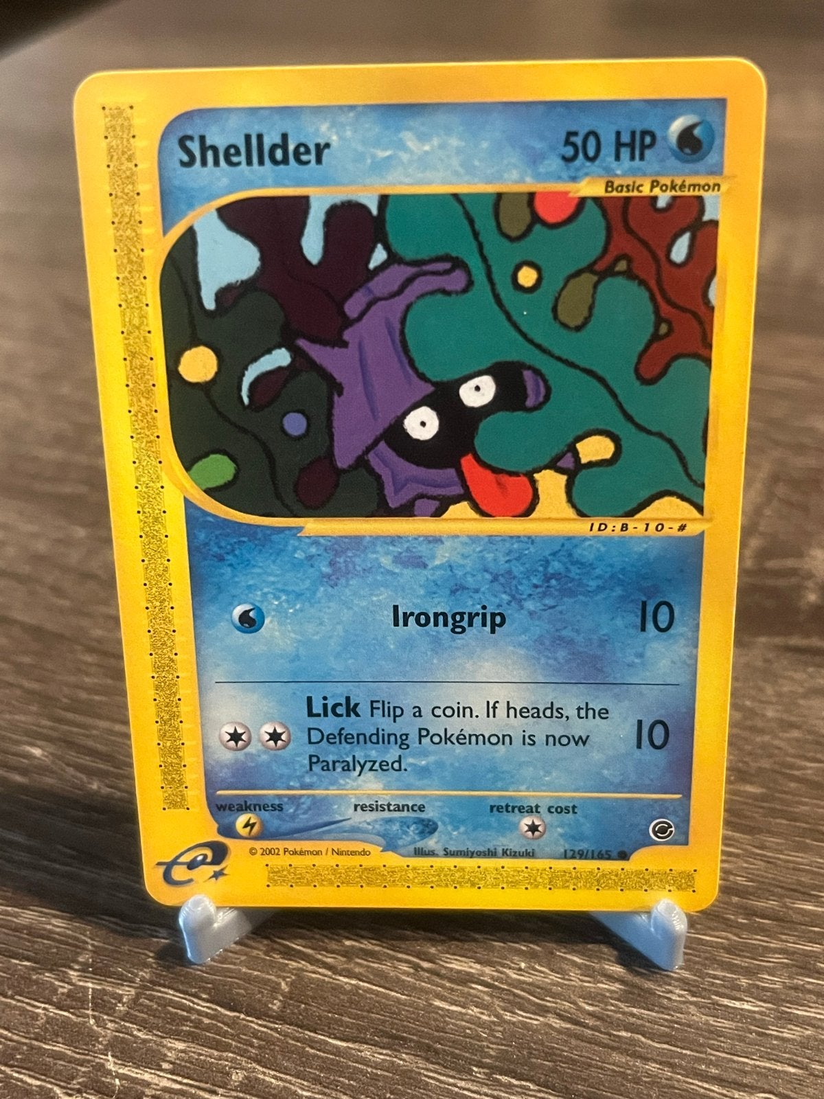 Shellder (129/165) - Expedition - NM, Ophalen of Verzenden, Zo goed als nieuw, Losse kaart